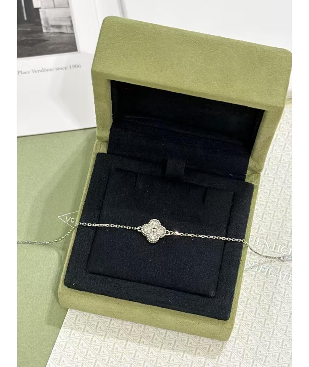 VAN CLEEF & ARPELS Серебряный браслет из белого золота, фото 3