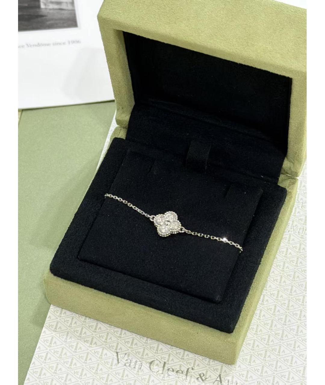 VAN CLEEF & ARPELS Серебряный браслет из белого золота, фото 4