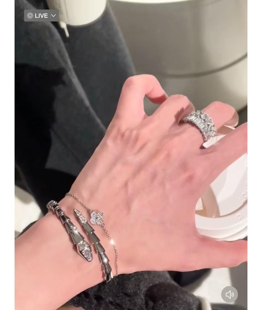 VAN CLEEF & ARPELS Серебряный браслет из белого золота, фото 5