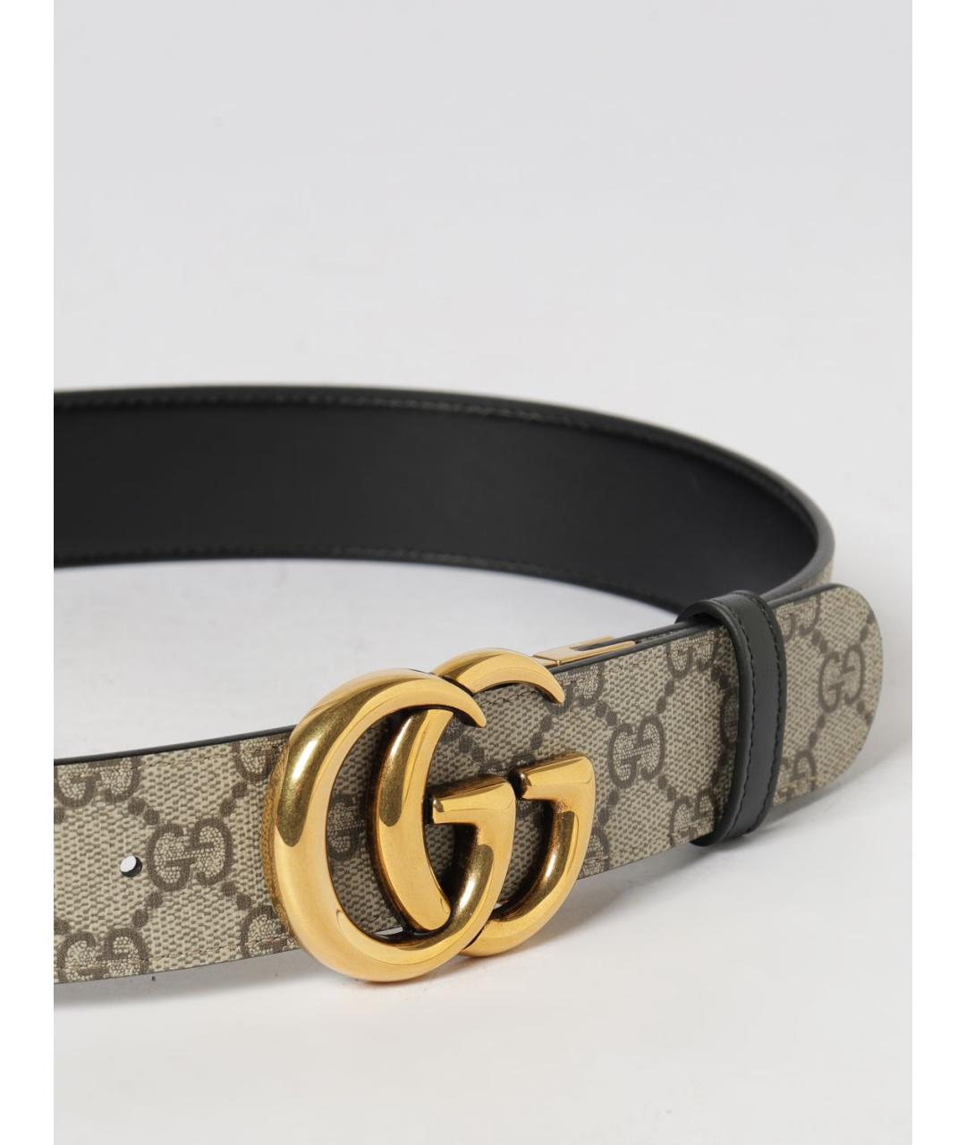 GUCCI Бежевый ремень, фото 3