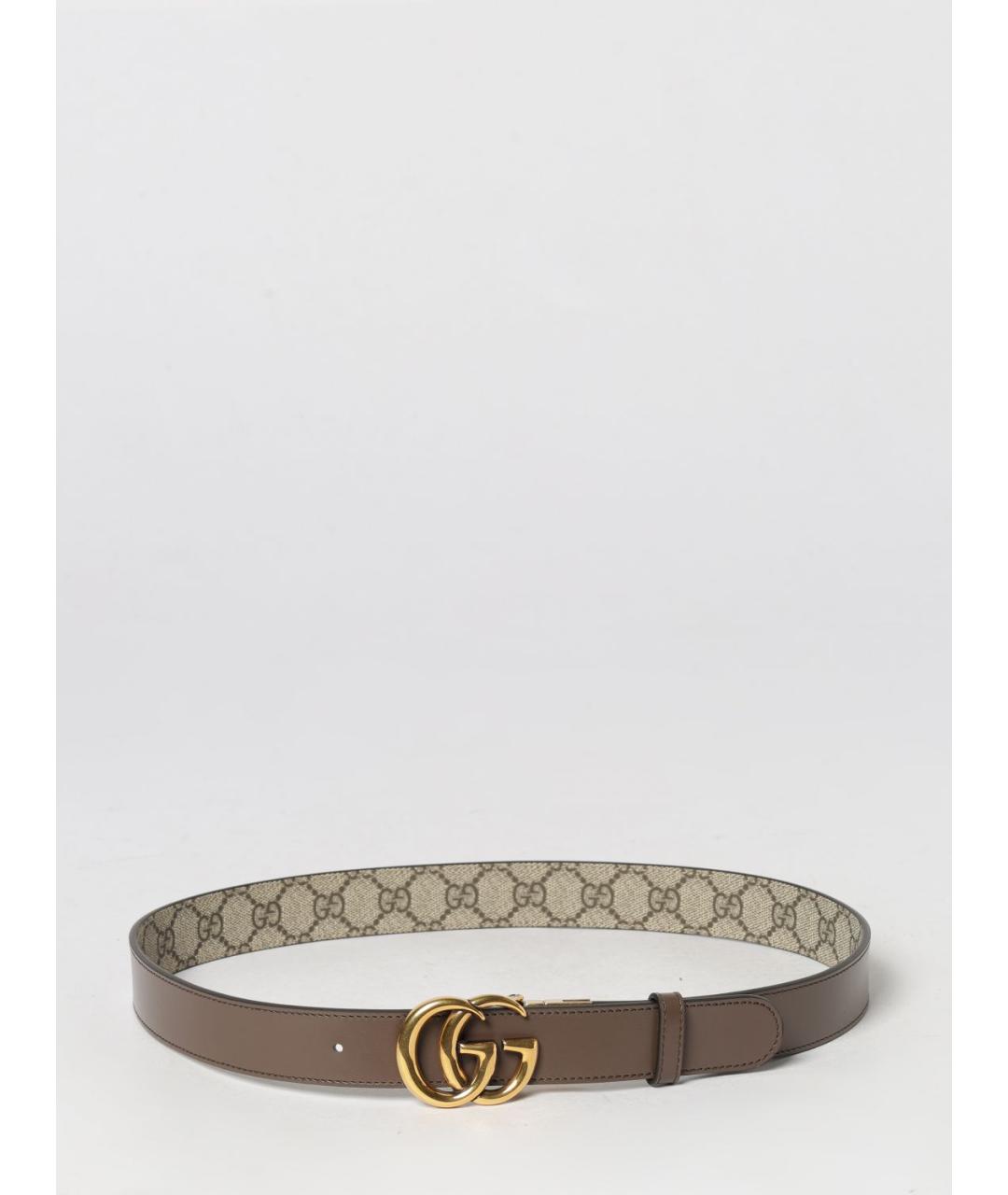 GUCCI Бежевый ремень, фото 2