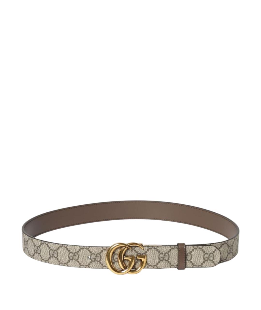 GUCCI Бежевый ремень, фото 1