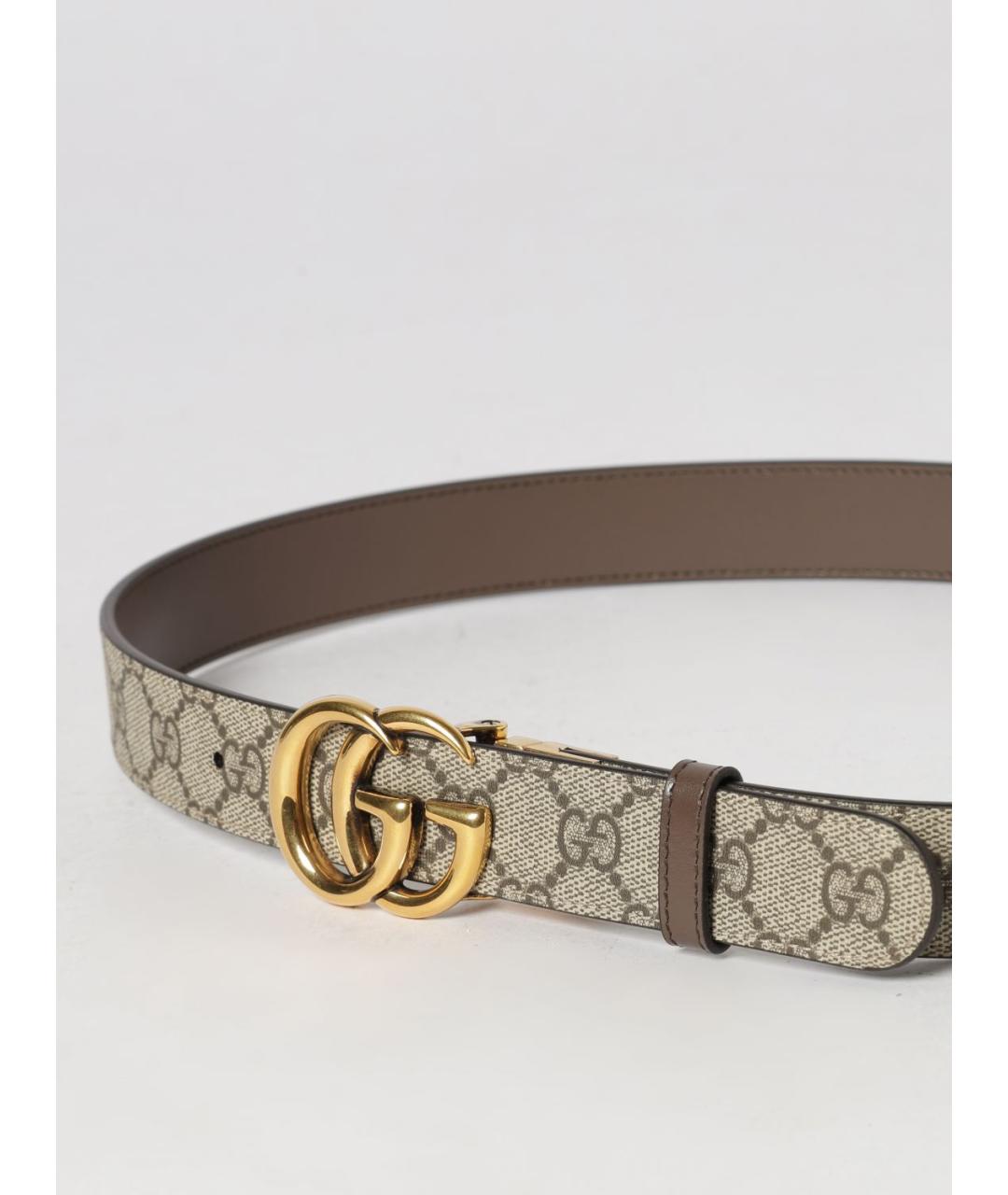 GUCCI Бежевый ремень, фото 3