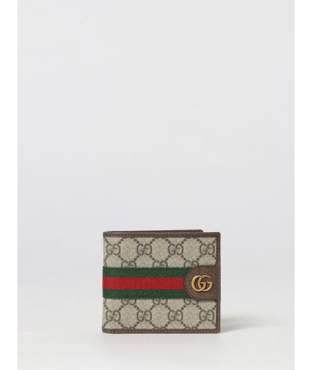 GUCCI Бежевый кошелек, фото 4