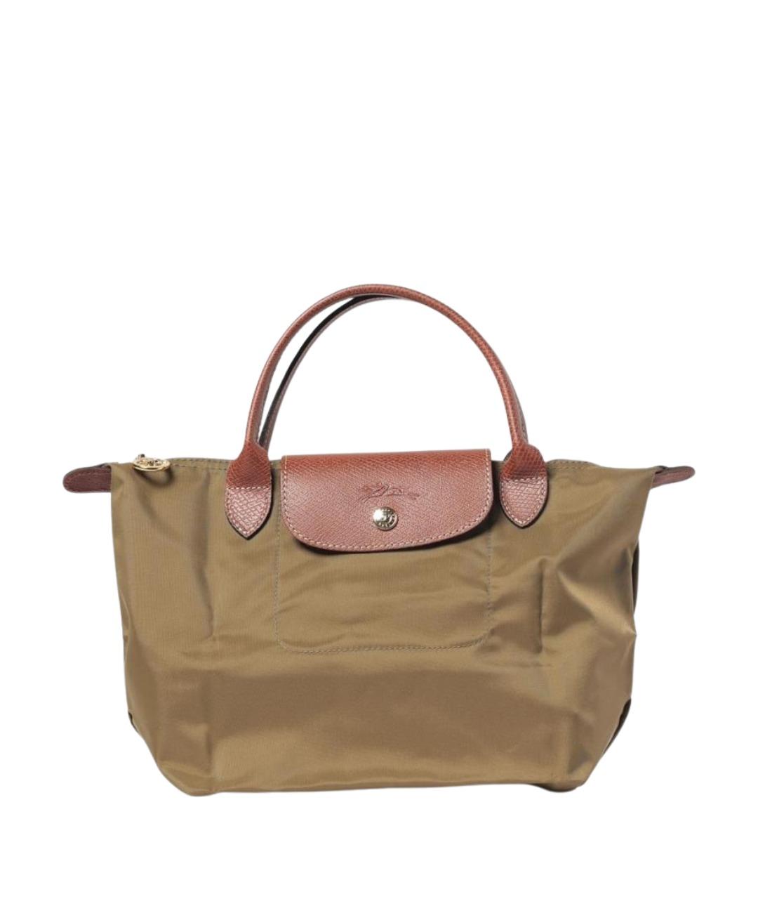 LONGCHAMP Хаки нейлоновая сумка тоут, фото 1