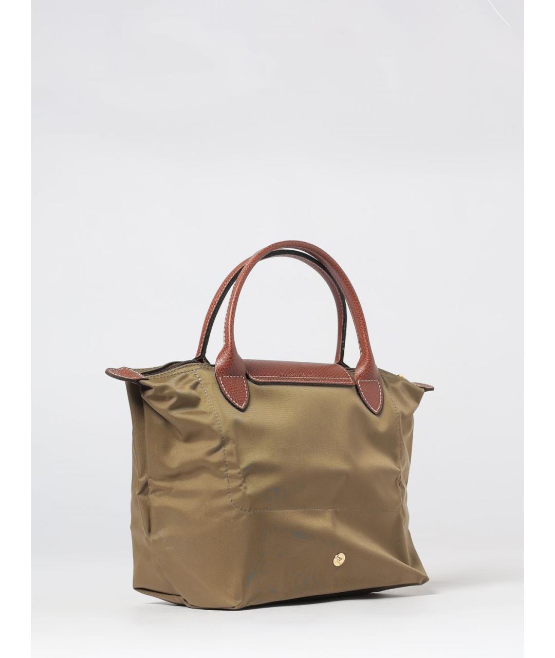 LONGCHAMP Хаки нейлоновая сумка тоут, фото 2