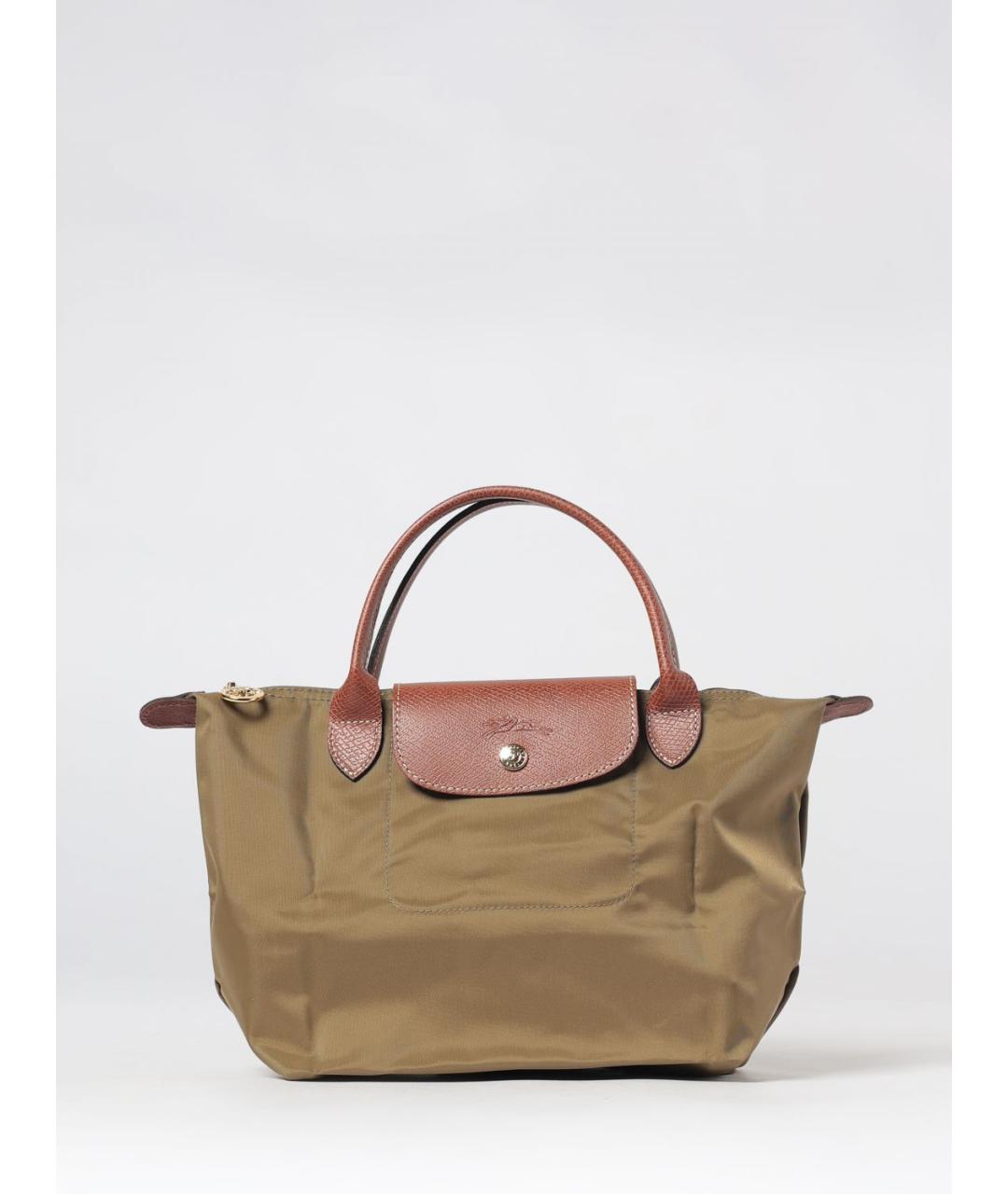 LONGCHAMP Хаки нейлоновая сумка тоут, фото 5