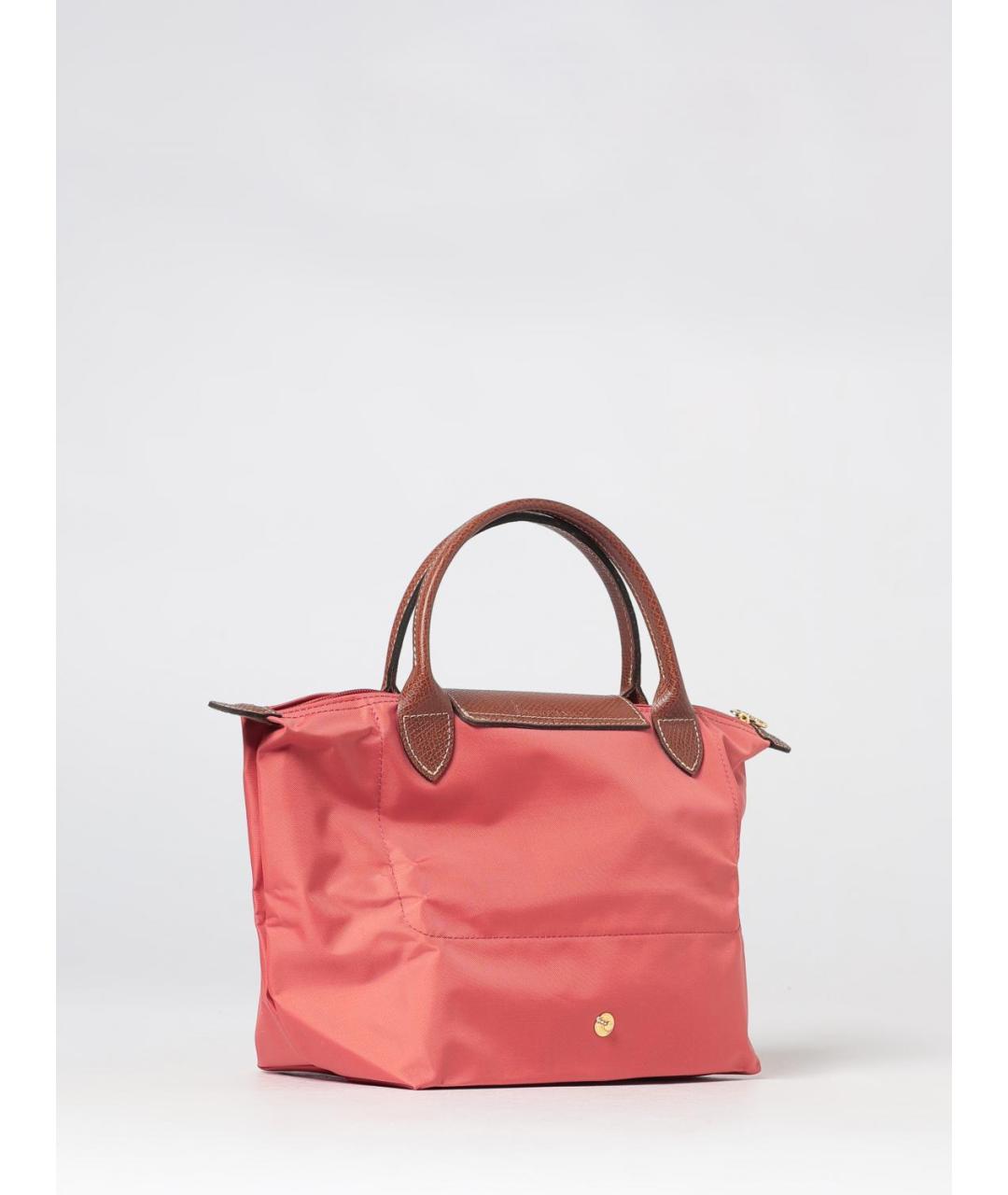 LONGCHAMP Розовая нейлоновая сумка тоут, фото 2