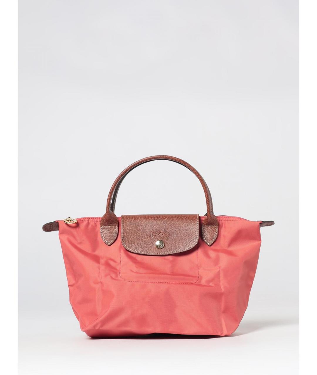 LONGCHAMP Розовая нейлоновая сумка тоут, фото 5