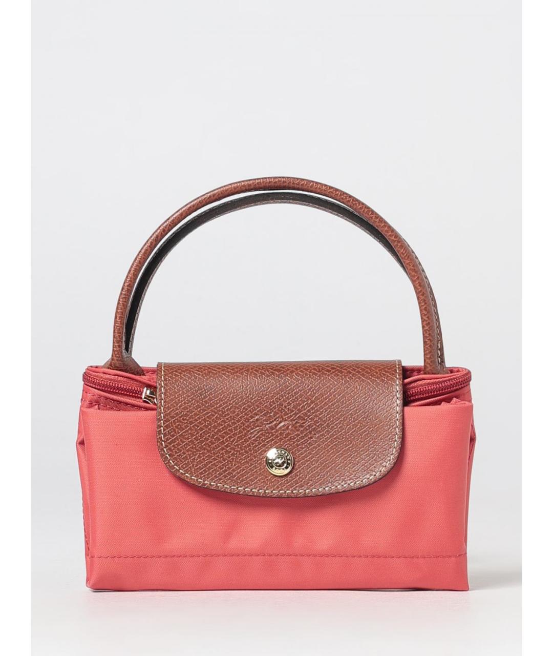 LONGCHAMP Розовая нейлоновая сумка тоут, фото 4