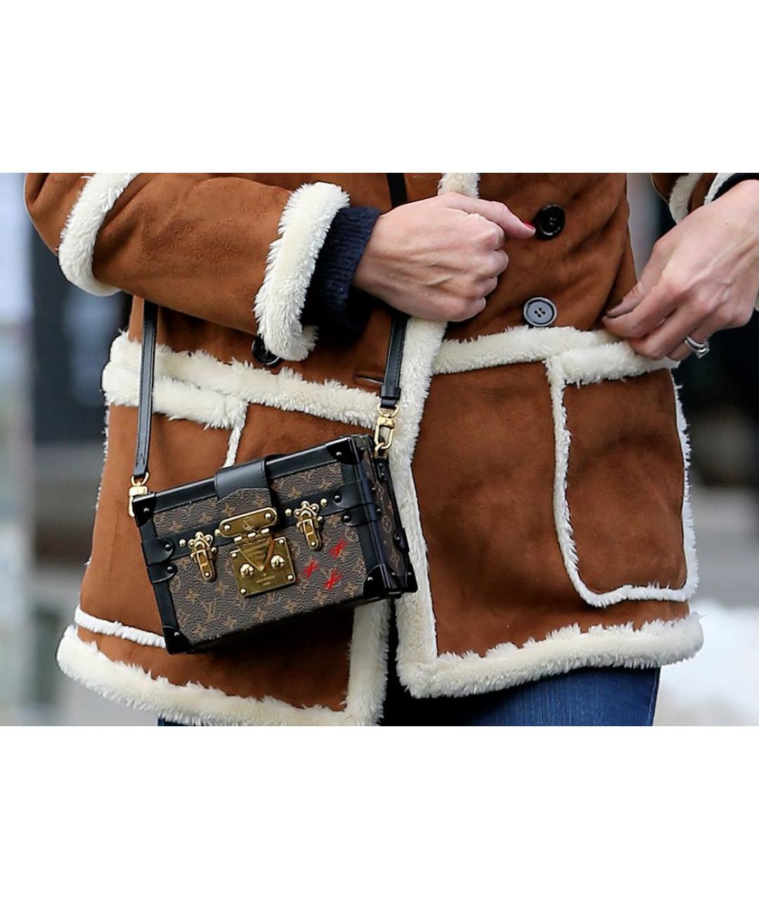 LOUIS VUITTON Коричневая сумка через плечо, фото 9