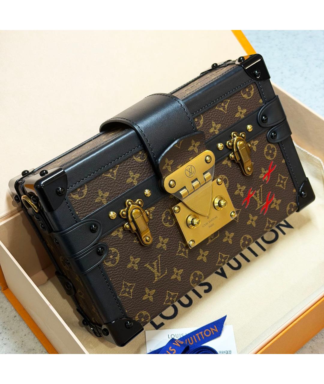 LOUIS VUITTON Коричневая сумка через плечо, фото 6