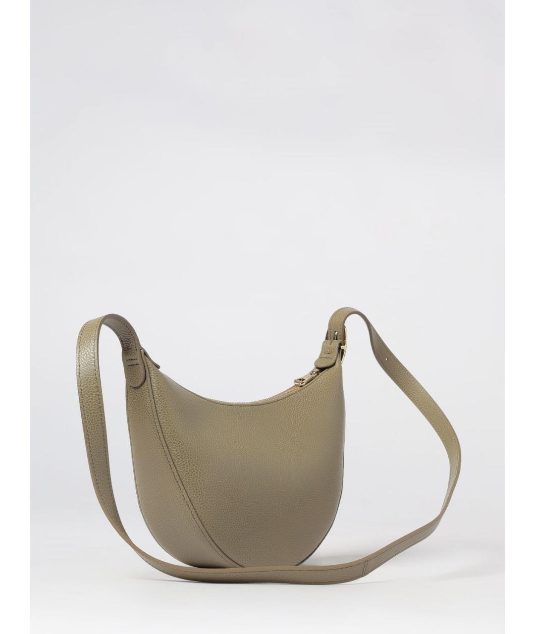 LONGCHAMP Зеленая кожаная сумка через плечо, фото 2