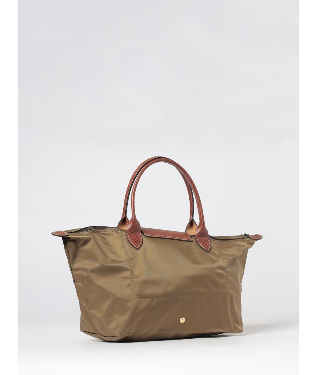 LONGCHAMP Хаки нейлоновая сумка тоут, фото 2