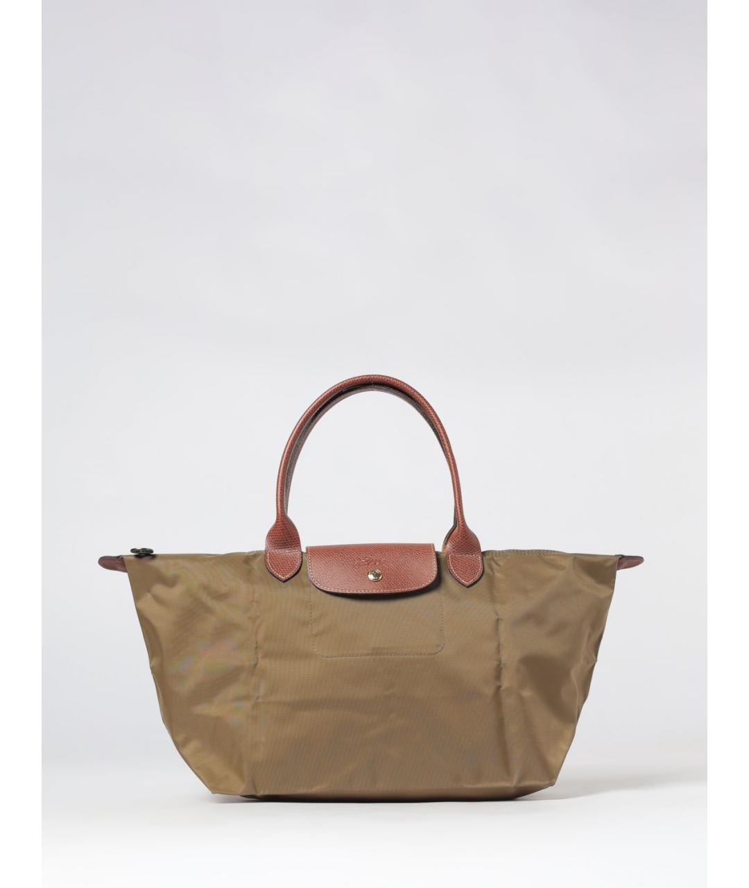 LONGCHAMP Хаки нейлоновая сумка тоут, фото 5