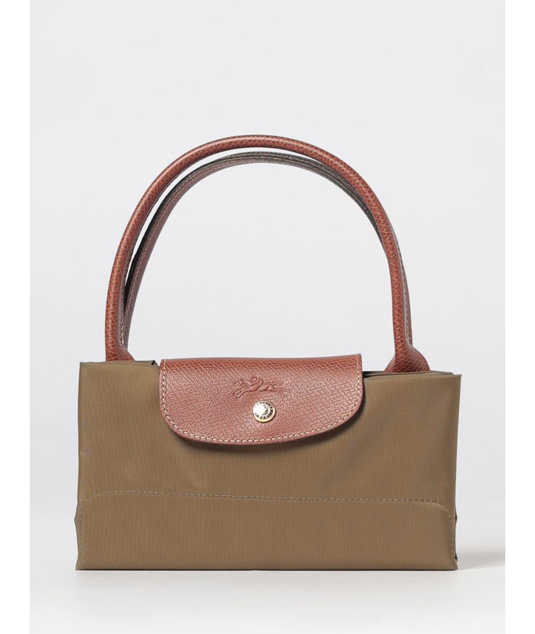 LONGCHAMP Хаки нейлоновая сумка тоут, фото 4