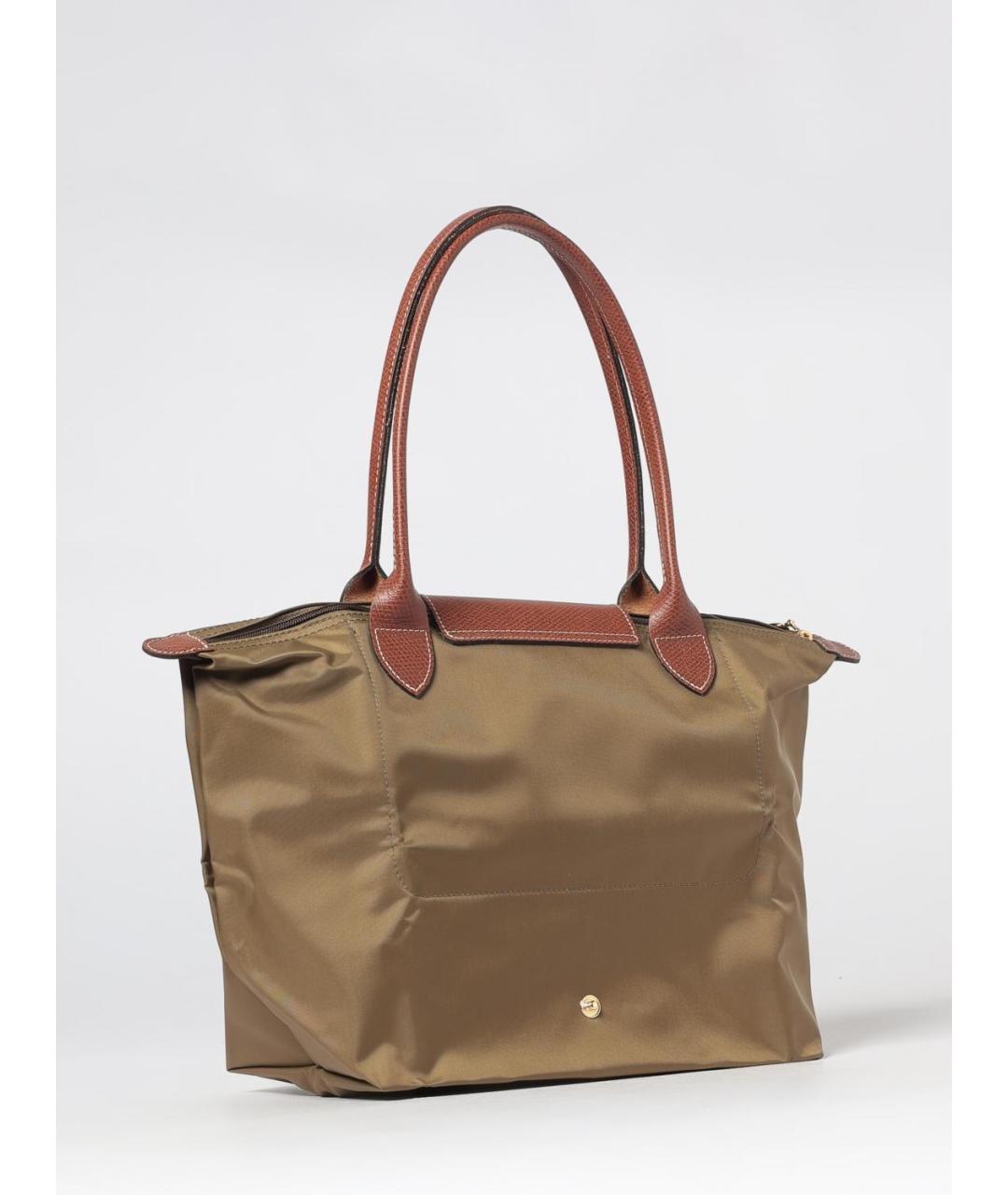 LONGCHAMP Хаки нейлоновая сумка тоут, фото 2