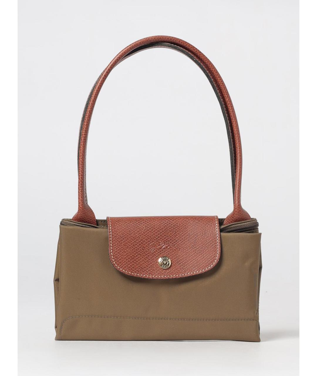 LONGCHAMP Хаки нейлоновая сумка тоут, фото 4