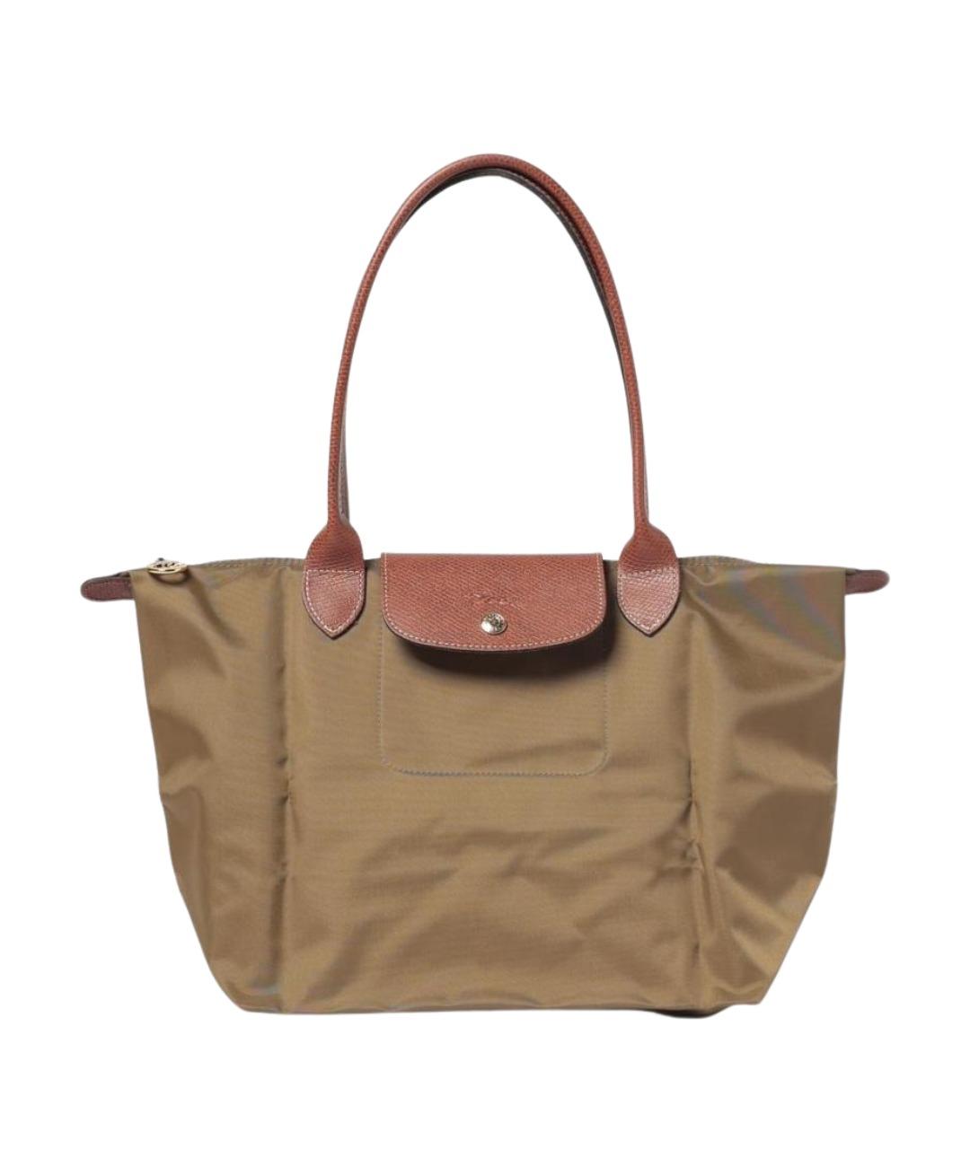 LONGCHAMP Хаки нейлоновая сумка тоут, фото 1