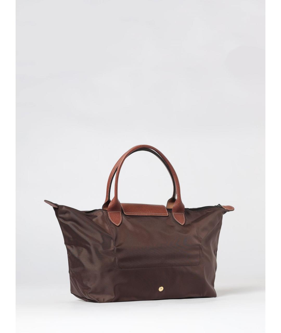 LONGCHAMP Коричневая нейлоновая сумка тоут, фото 2