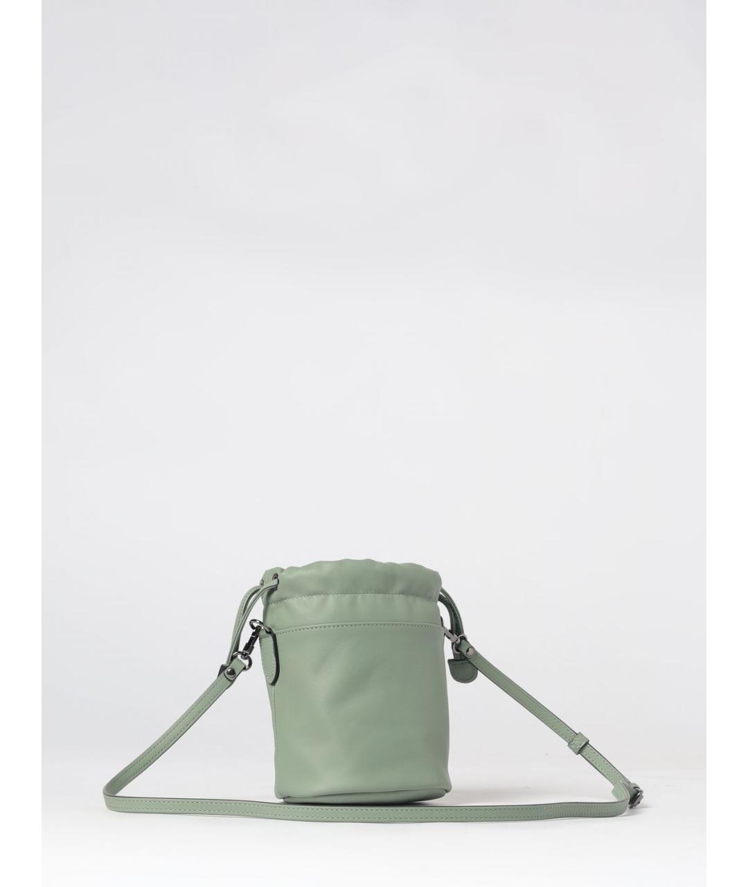 LONGCHAMP Зеленая кожаная сумка через плечо, фото 2