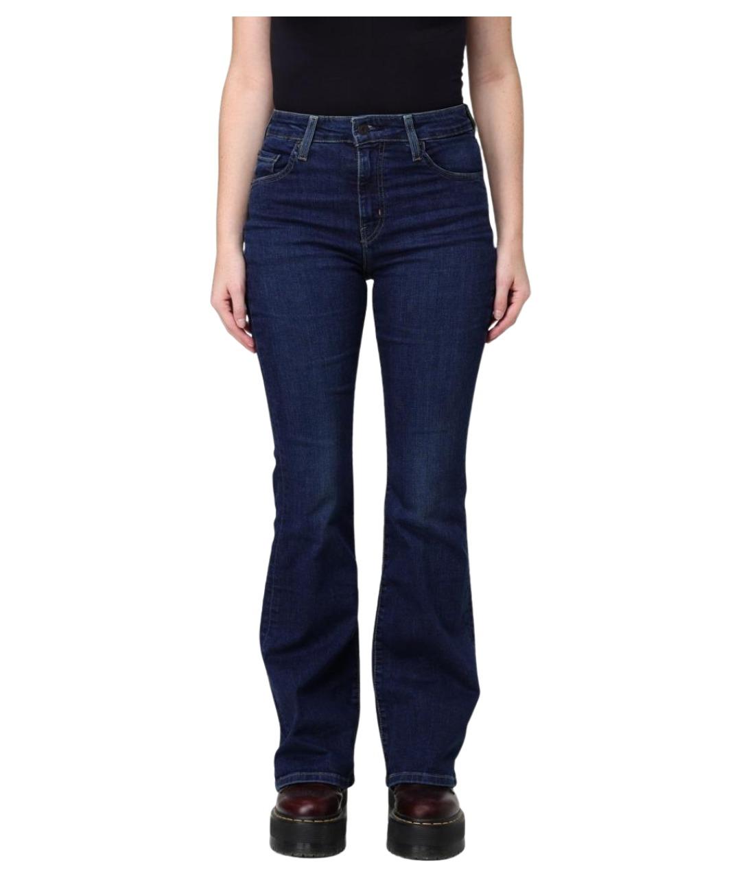 LEVI'S Синие хлопковые джинсы клеш, фото 1