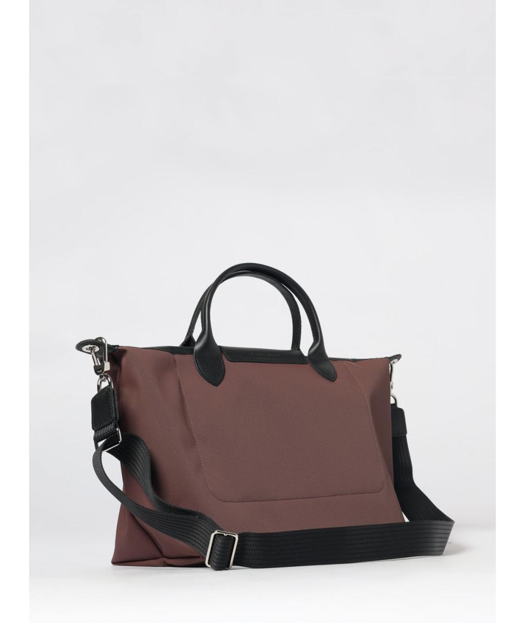 LONGCHAMP Бордовая нейлоновая сумка тоут, фото 2