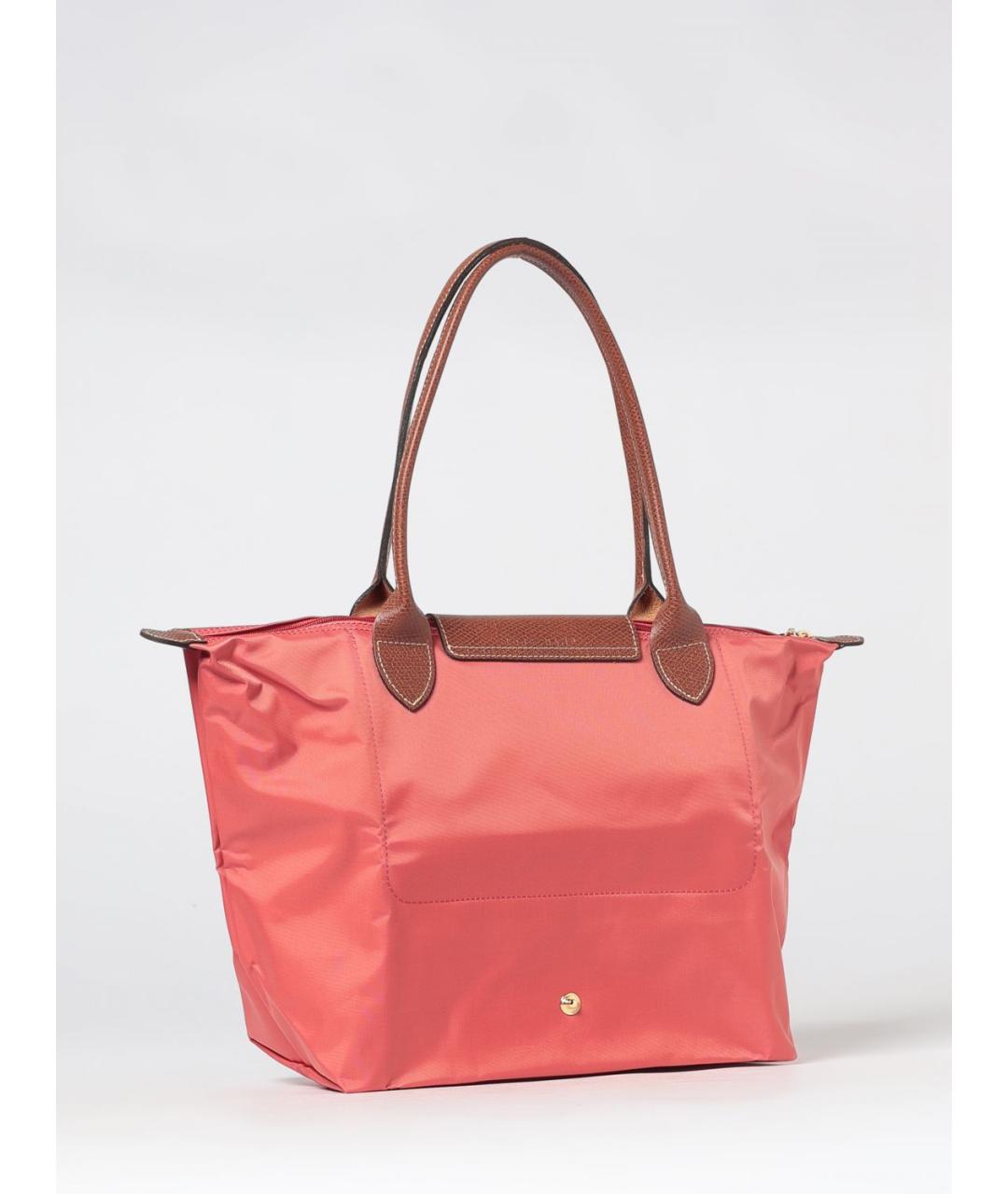 LONGCHAMP Розовая нейлоновая сумка тоут, фото 2