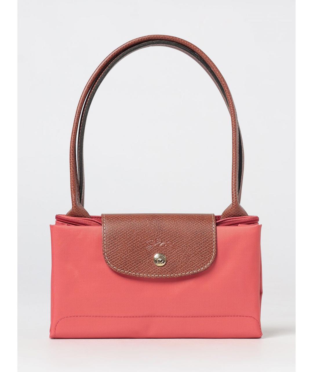 LONGCHAMP Розовая нейлоновая сумка тоут, фото 4