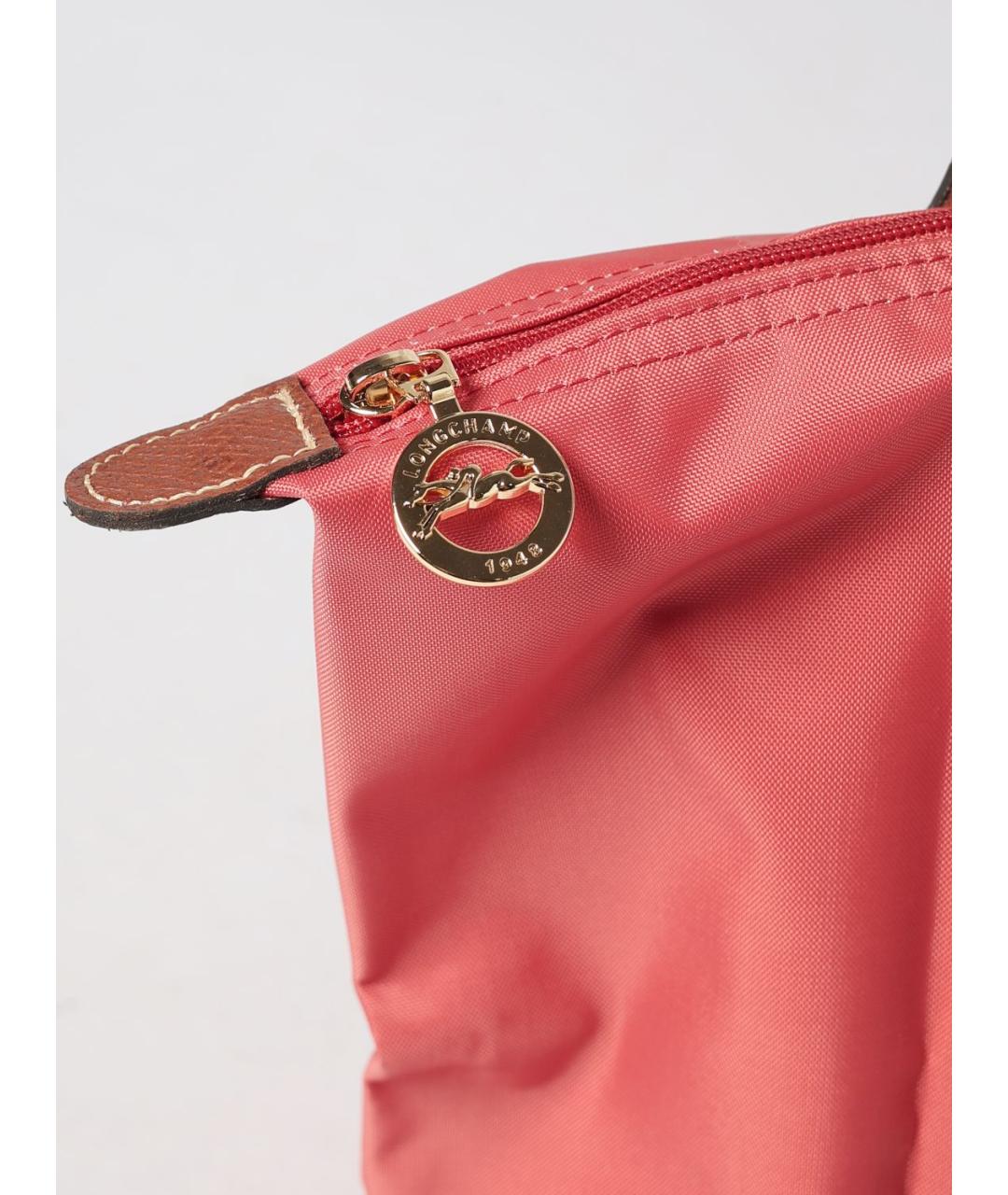 LONGCHAMP Розовая нейлоновая сумка тоут, фото 3