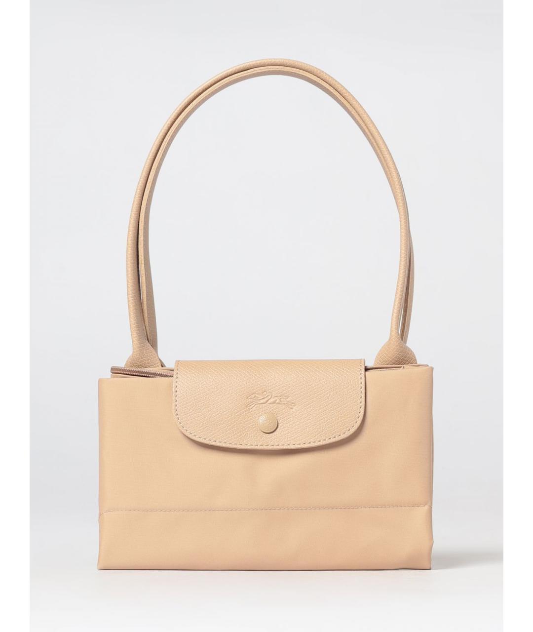 LONGCHAMP Бежевая нейлоновая сумка тоут, фото 4