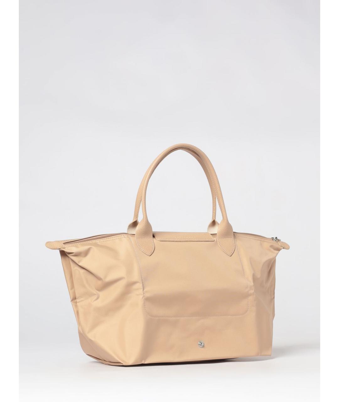 LONGCHAMP Бежевая нейлоновая сумка тоут, фото 2