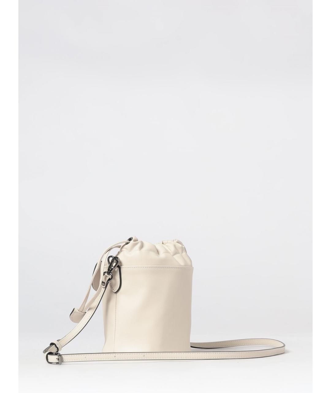 LONGCHAMP Бежевая кожаная сумка через плечо, фото 2