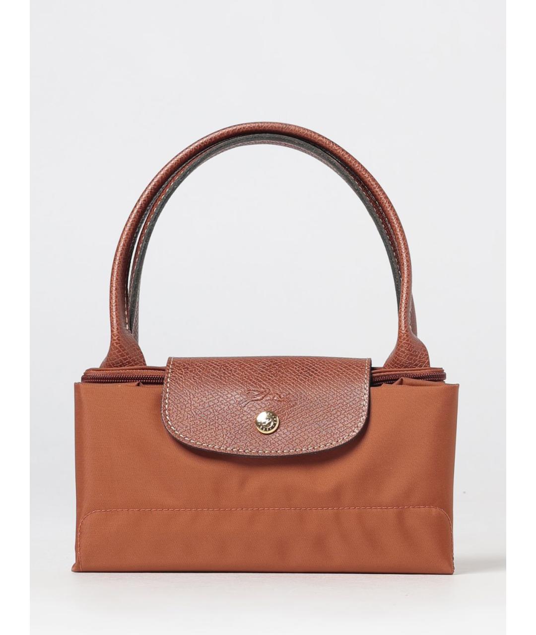 LONGCHAMP Коричневая нейлоновая сумка тоут, фото 4