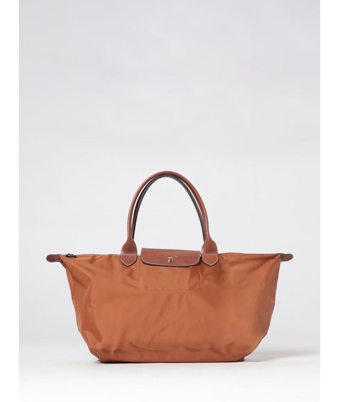LONGCHAMP Коричневая нейлоновая сумка тоут, фото 5