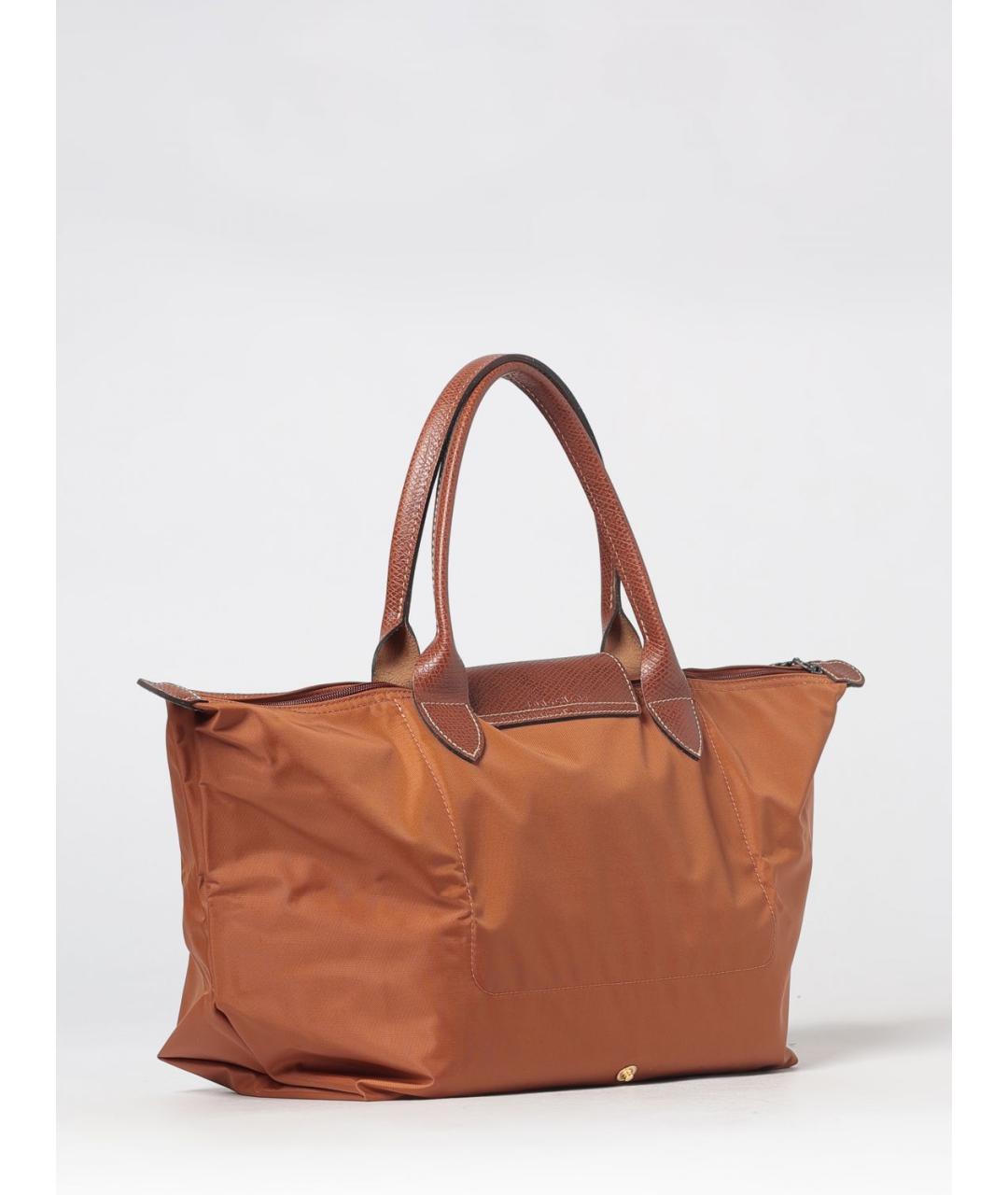 LONGCHAMP Коричневая нейлоновая сумка тоут, фото 2