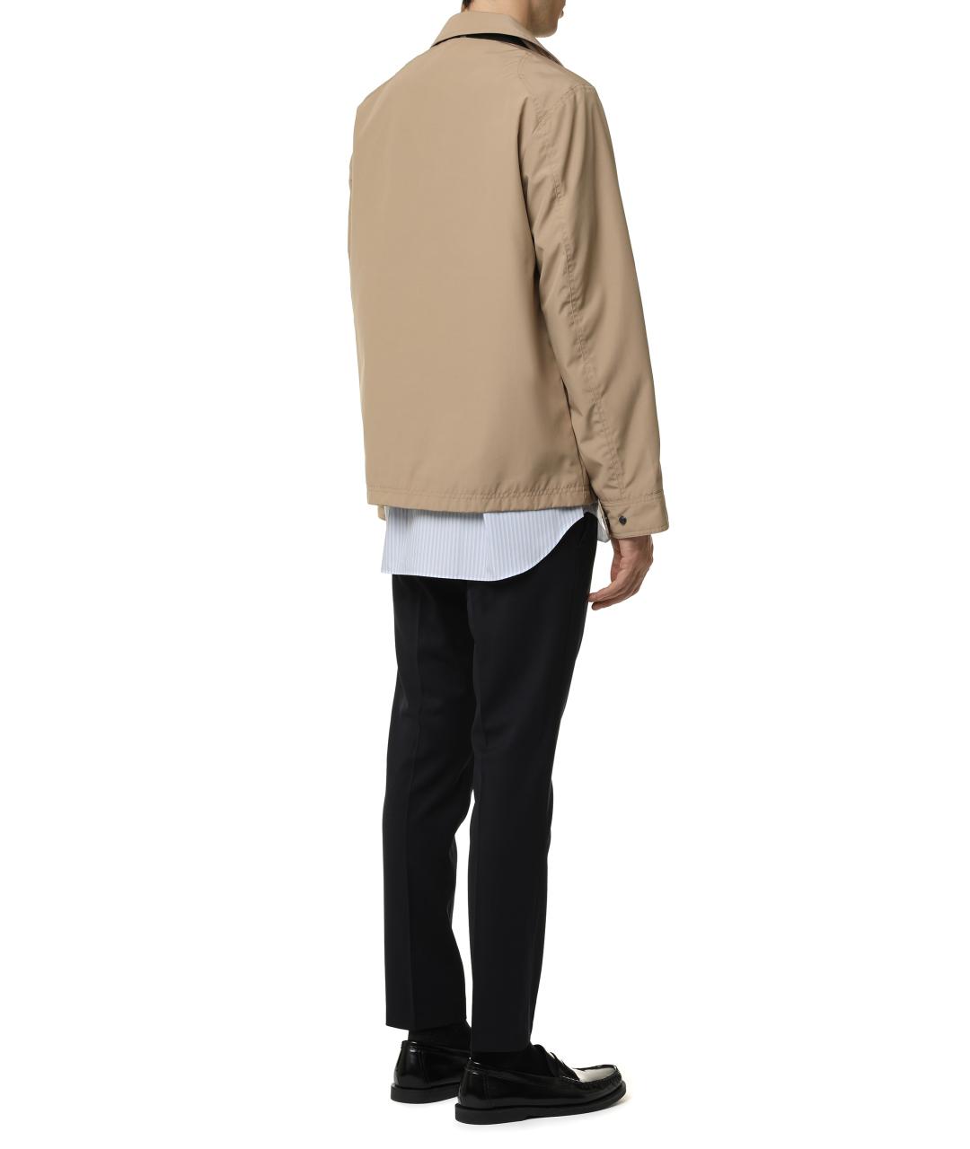 GOLDEN GOOSE Черные шерстяные повседневные брюки, фото 4