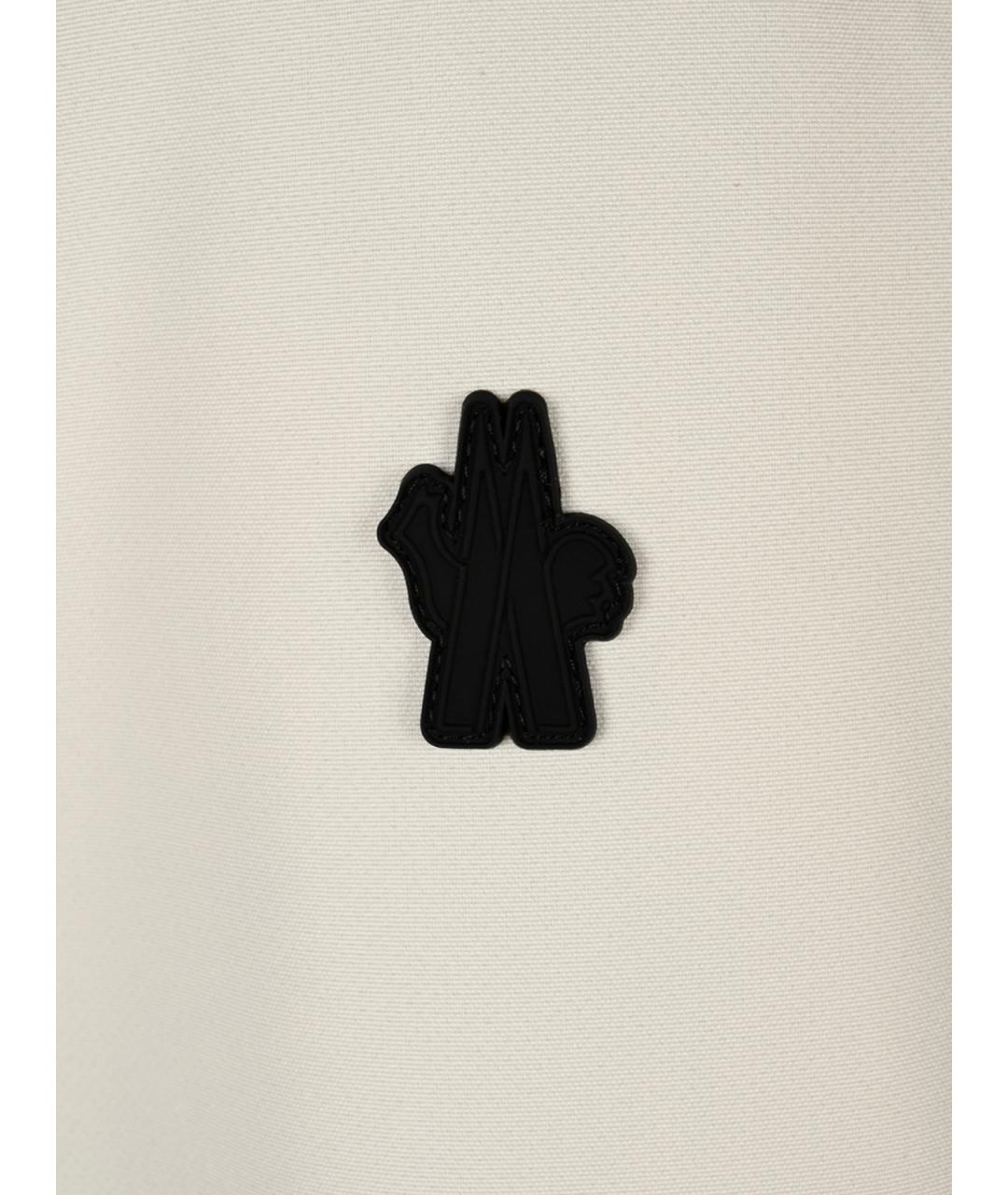 MONCLER GRENOBLE Бежевая полиамидовая куртка, фото 3