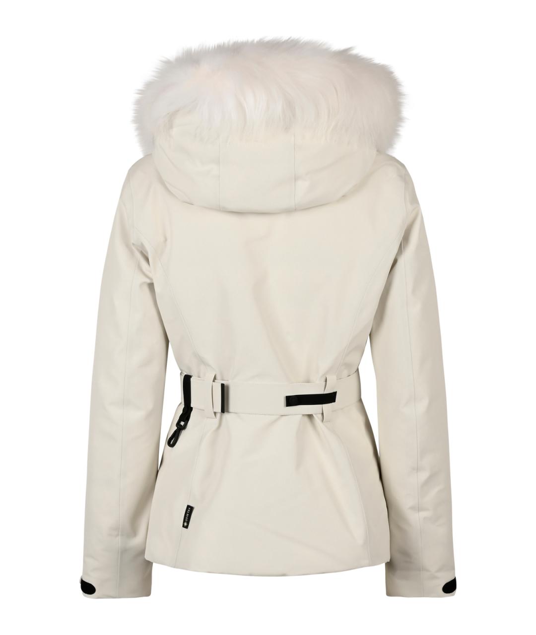MONCLER GRENOBLE Бежевая полиамидовая куртка, фото 2
