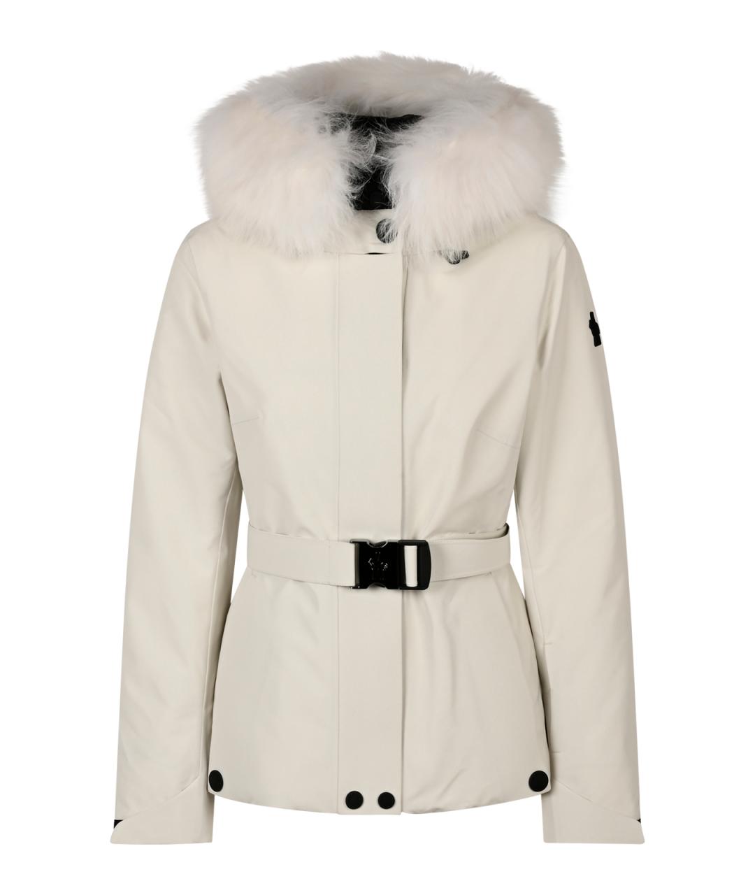 MONCLER GRENOBLE Бежевая полиамидовая куртка, фото 1