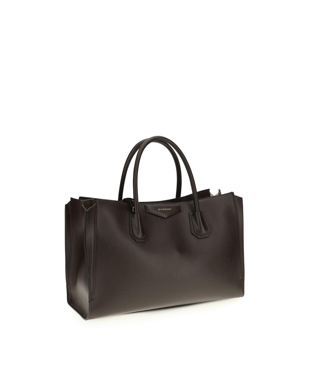 GIVENCHY Коричневая кожаная сумка тоут, фото 2
