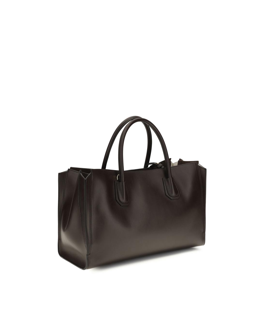 GIVENCHY Коричневая кожаная сумка тоут, фото 3