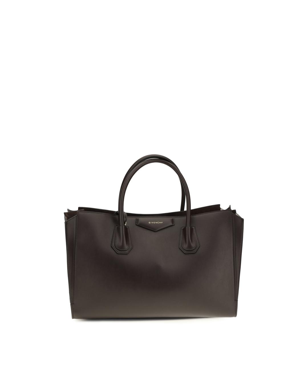 GIVENCHY Коричневая кожаная сумка тоут, фото 5