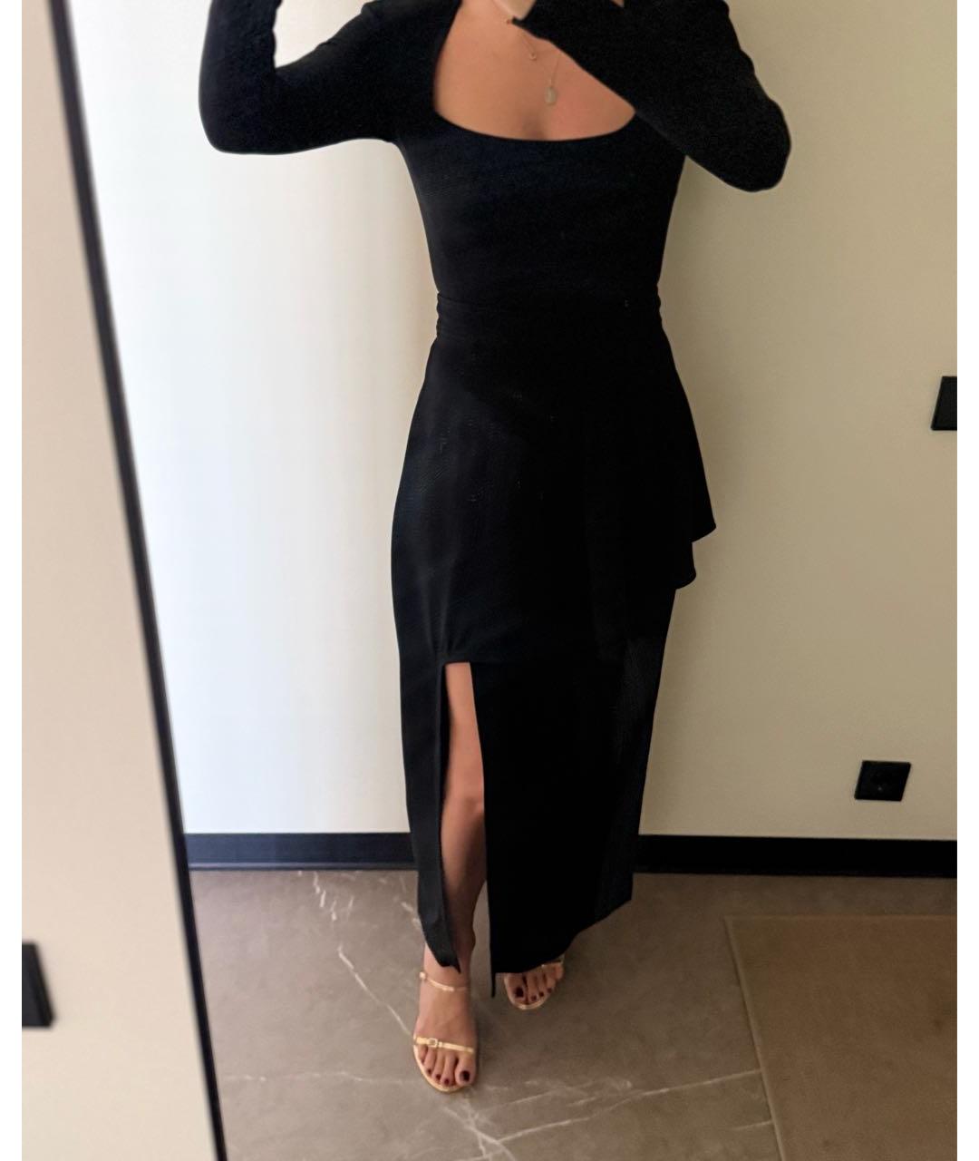 STELLA MCCARTNEY Черное вискозное вечернее платье, фото 6