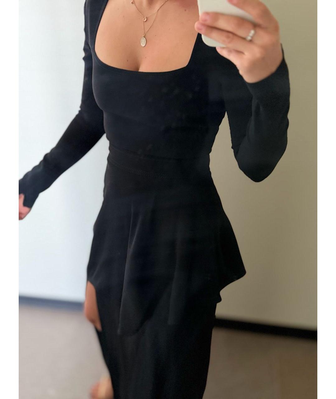 STELLA MCCARTNEY Черное вискозное вечернее платье, фото 5
