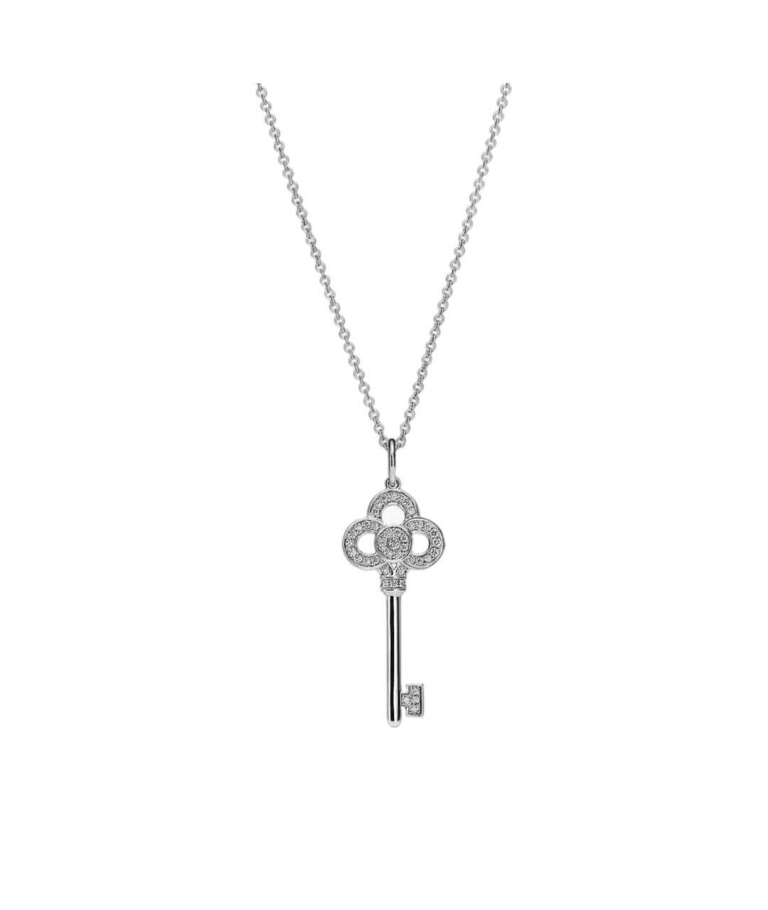 TIFFANY&CO Серебряное колье из белого золота, фото 1