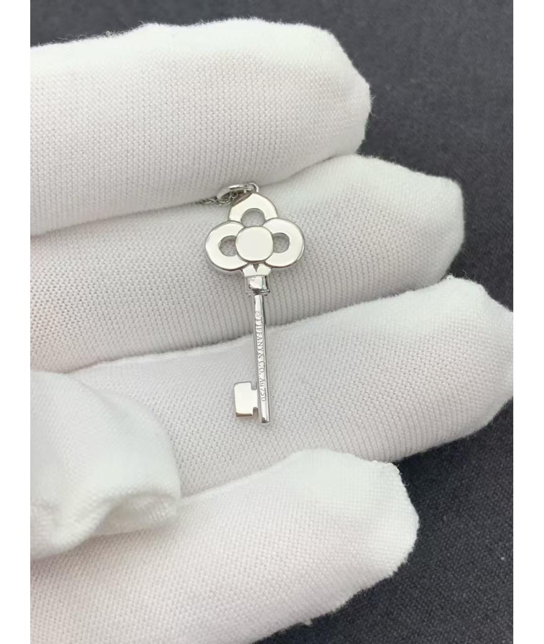 TIFFANY&CO Серебряное колье из белого золота, фото 5