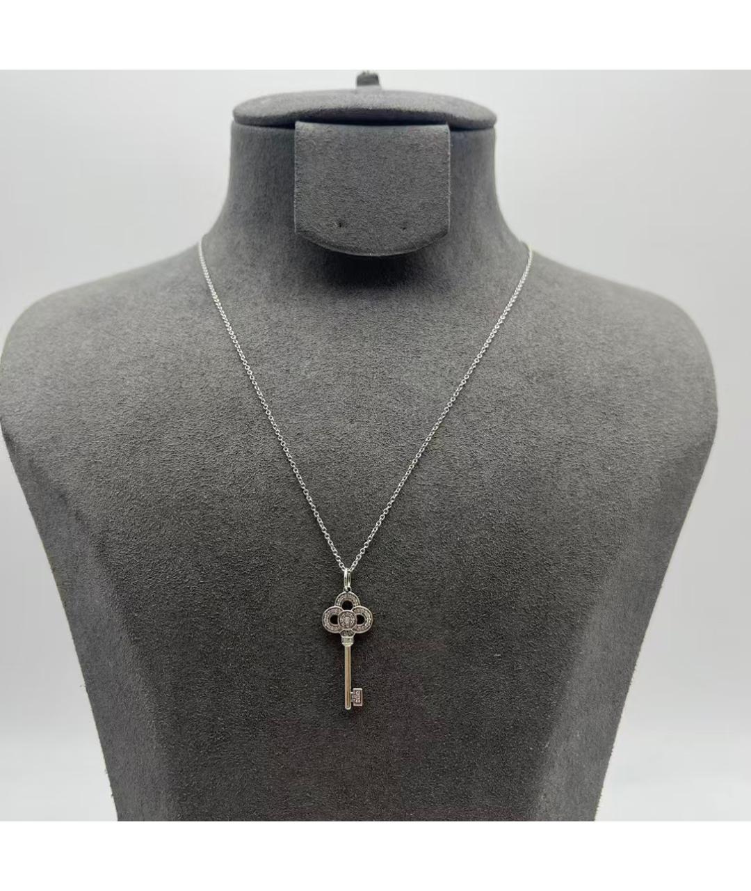 TIFFANY&CO Серебряное колье из белого золота, фото 3