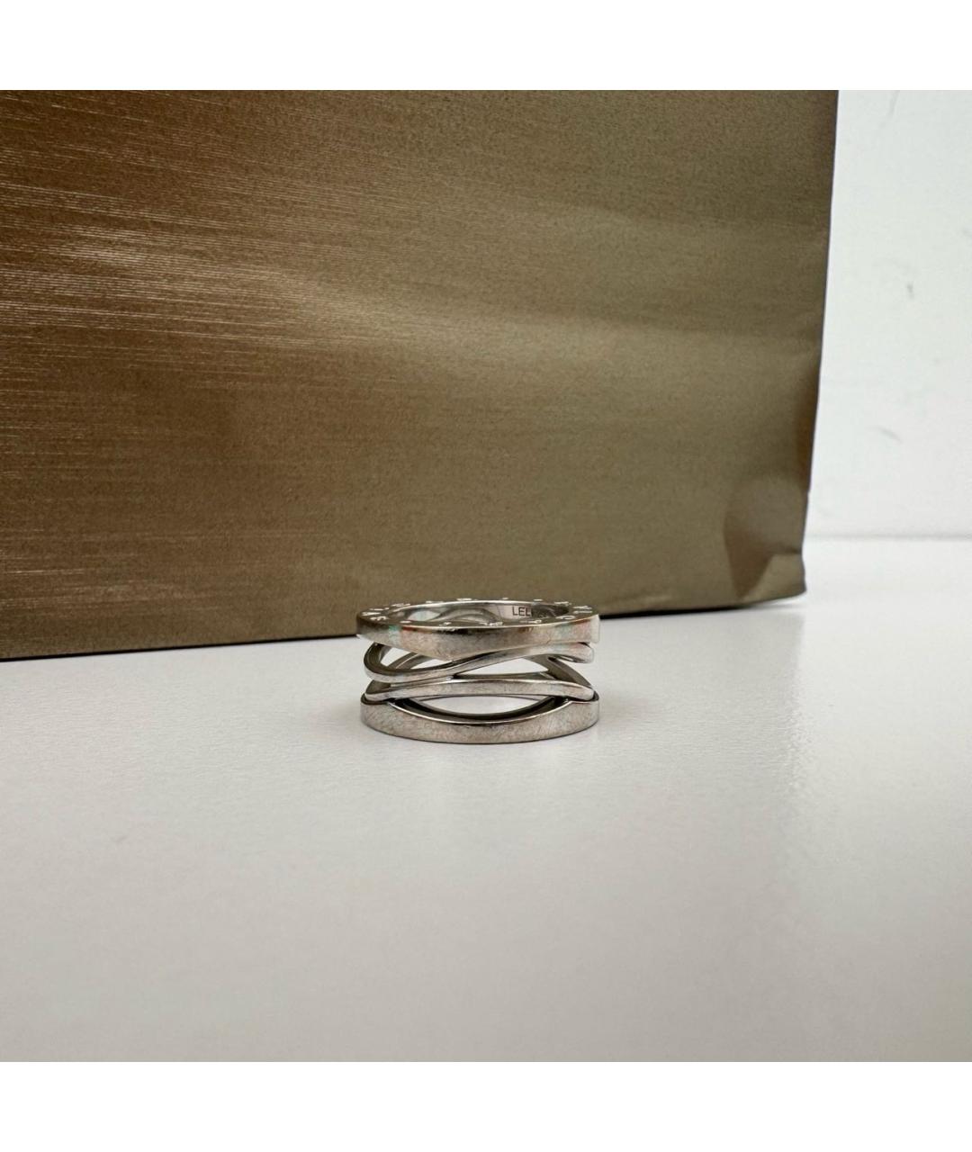 BVLGARI Серебряное кольцо из белого золота, фото 3