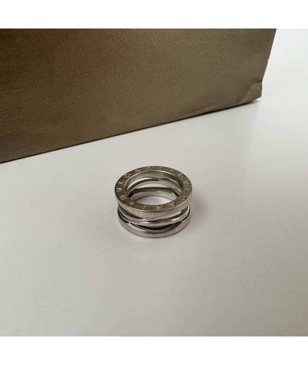 BVLGARI Серебряное кольцо из белого золота, фото 2